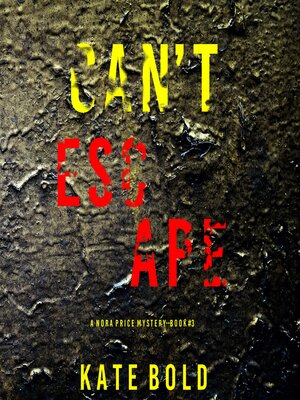 cover image of Can't Escape